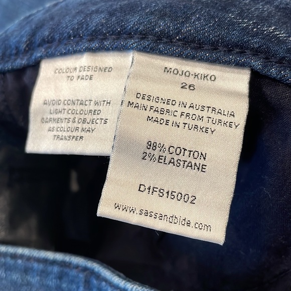 Sass & bide mojo kiko distressed jeans size 26 - Picture 6 of 13